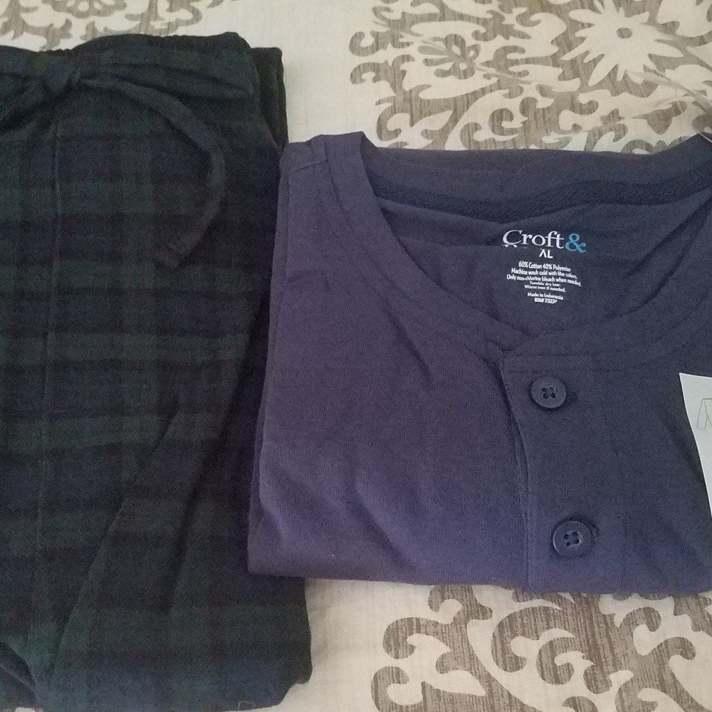 Holiday Pajama Sleepwear Set Size XL New Christmas